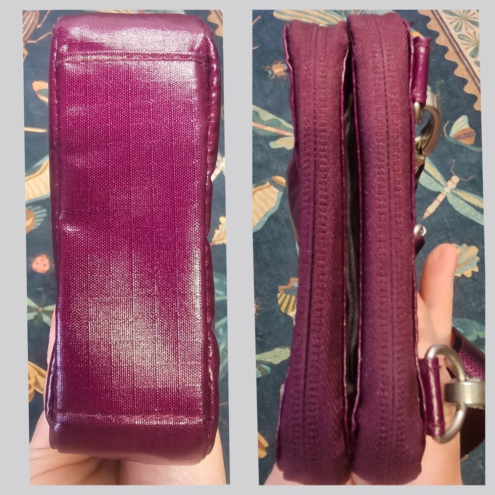 Baggallini Modern Take Two Purple RFID Crossbody Bag Light Weight Travel NWOT - Picture 7 of 10